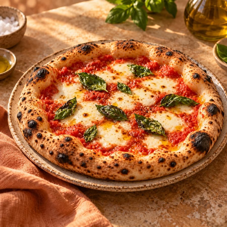 Wood-fired Margherita